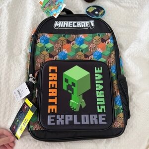 Minecraft Backpack with Light up Design